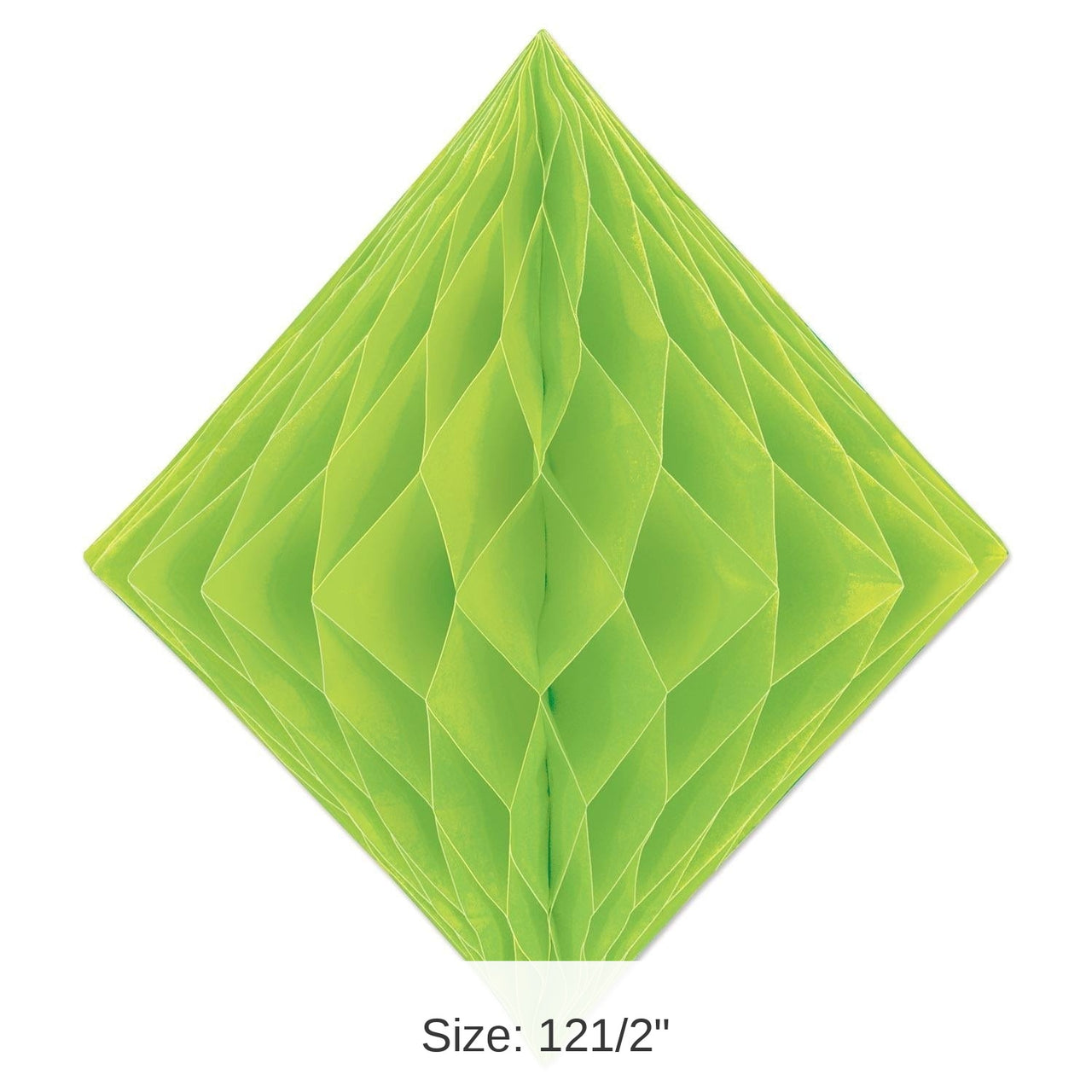 12 Pack Bulk Party Tissue Diamond - Light green