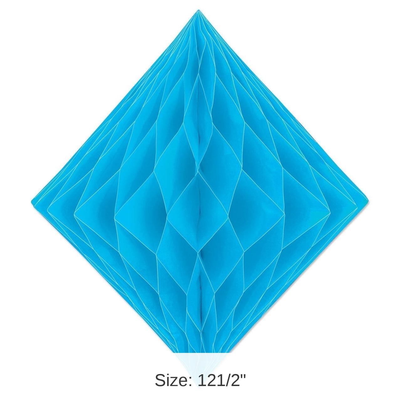 12 Pack Bulk Party Tissue Diamond - turquoise