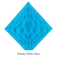 12 Pack Bulk Party Tissue Diamond - turquoise
