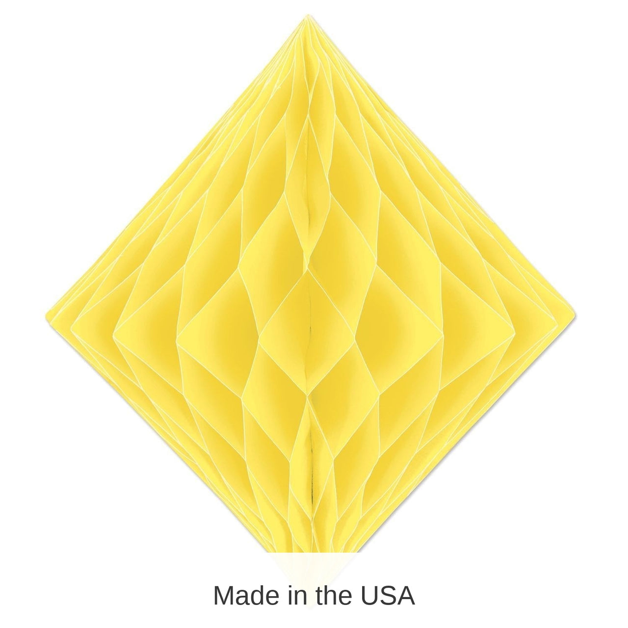 12 Pack Bulk Party Tissue Diamond - yellow
