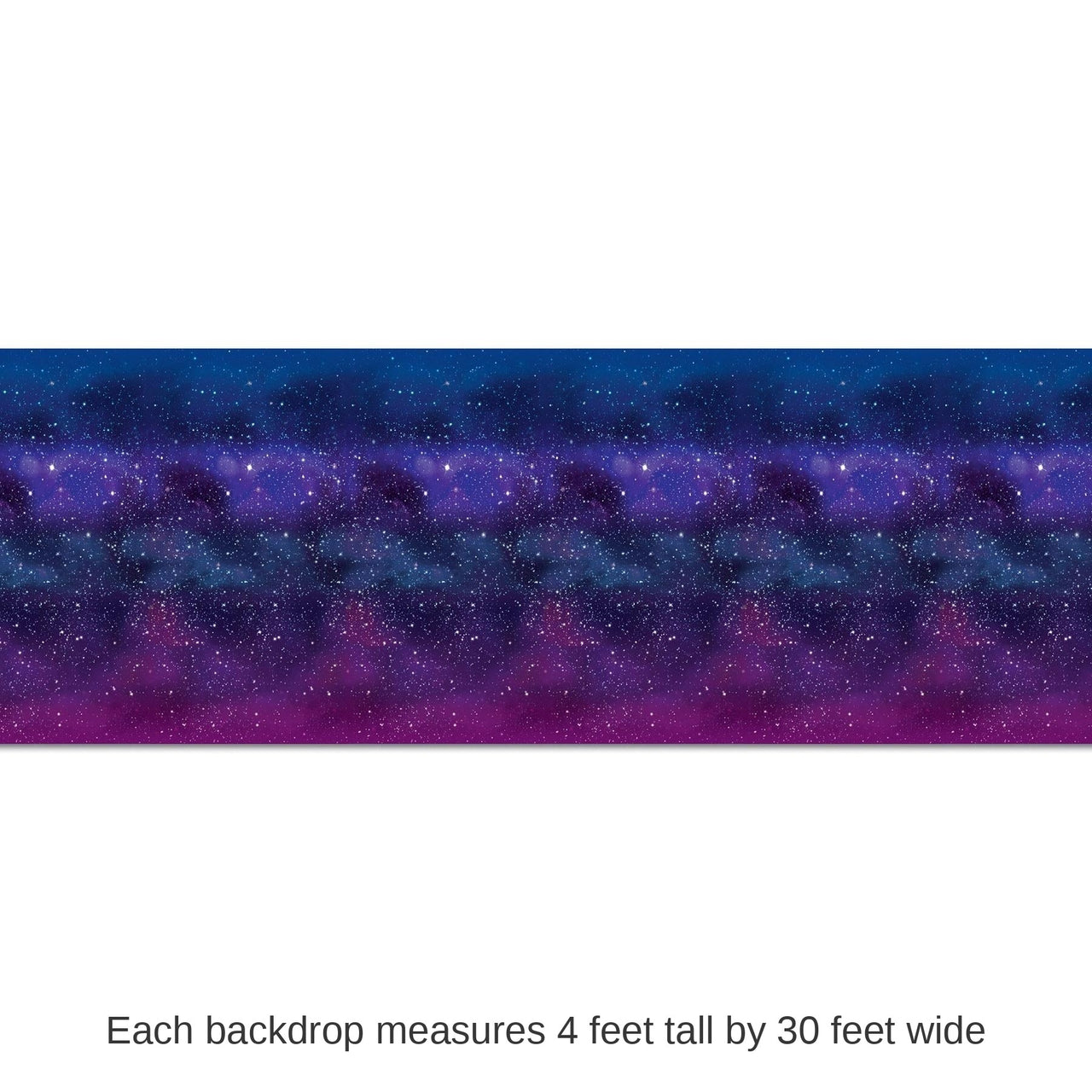 6 Pack Bulk Galaxy Party Backdrop