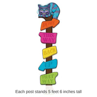 12 Pack Bulk Directional Post Party Cutout