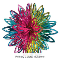24 Piece Bulk Party Metallic Starburst Balls