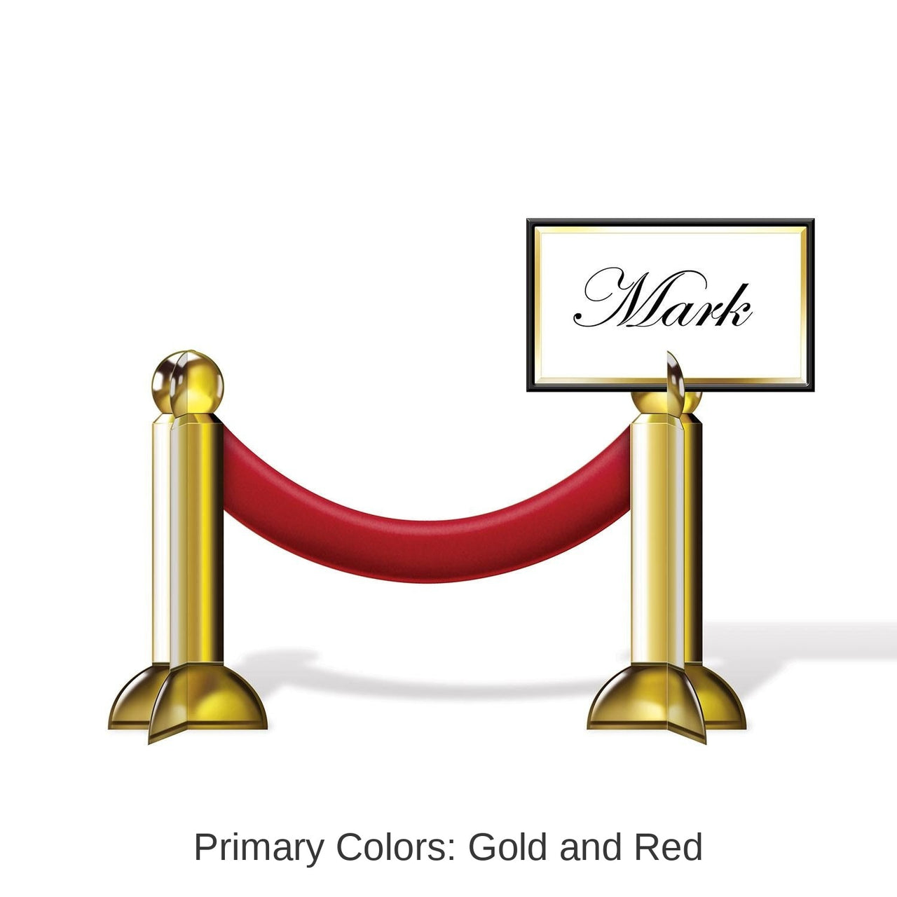 48 Pack Bulk Stanchion Place Cards