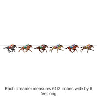 12 Pack Bulk Horse Racing Party Streamer