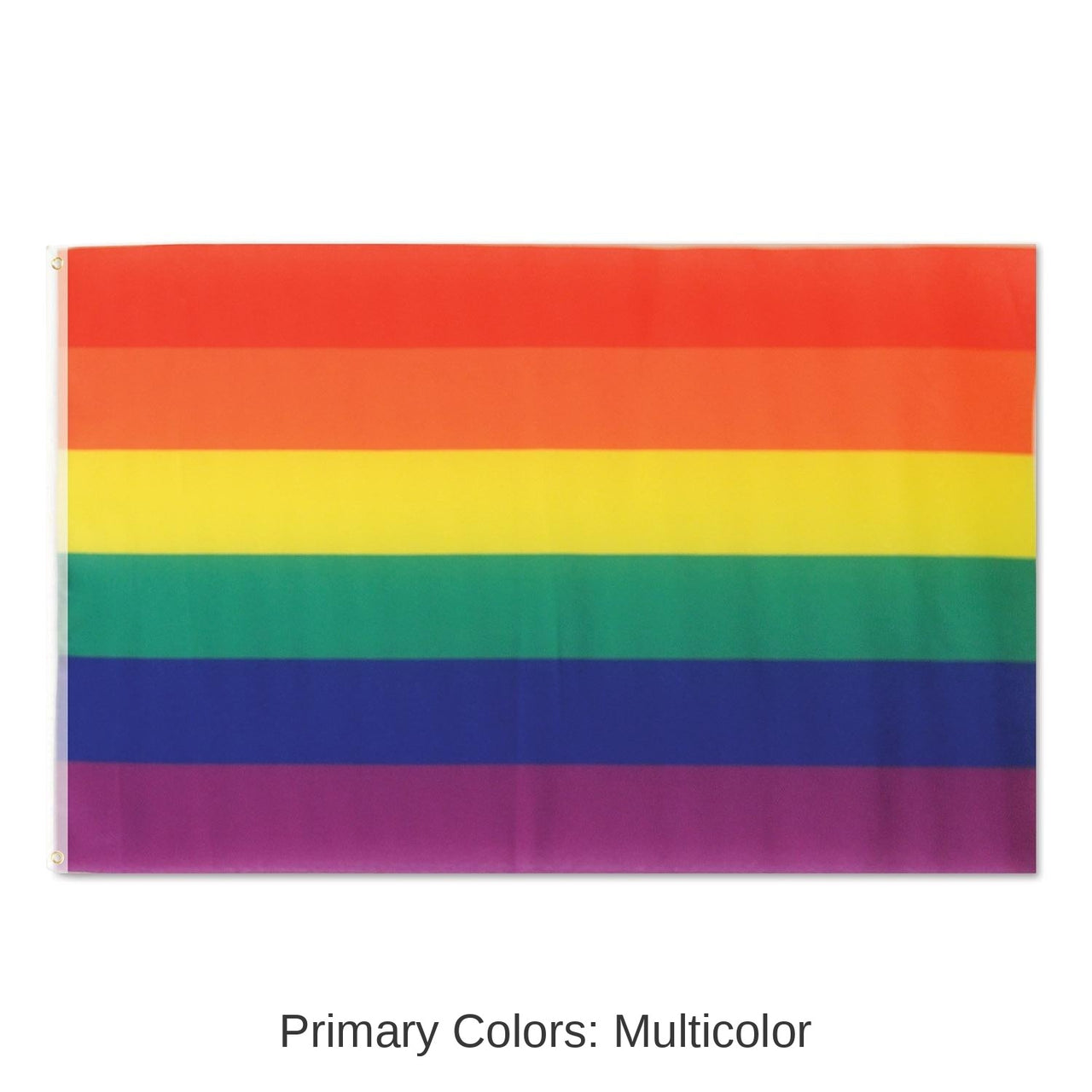 12 Pack Bulk Rainbow Party Flag