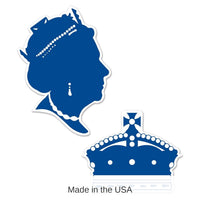 24 Pack Bulk Queen Party Silhouettes
