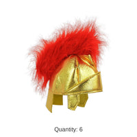 6 Pack Bulk Fabric Roman Helmet