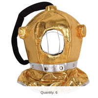 6 Pack Bulk Fabric Diver Helmet
