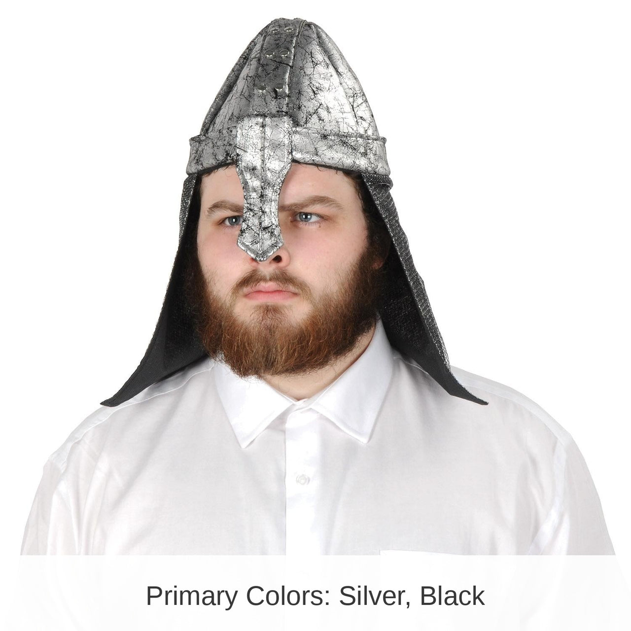 6 Pack Bulk Fabric Black Knight Helmet