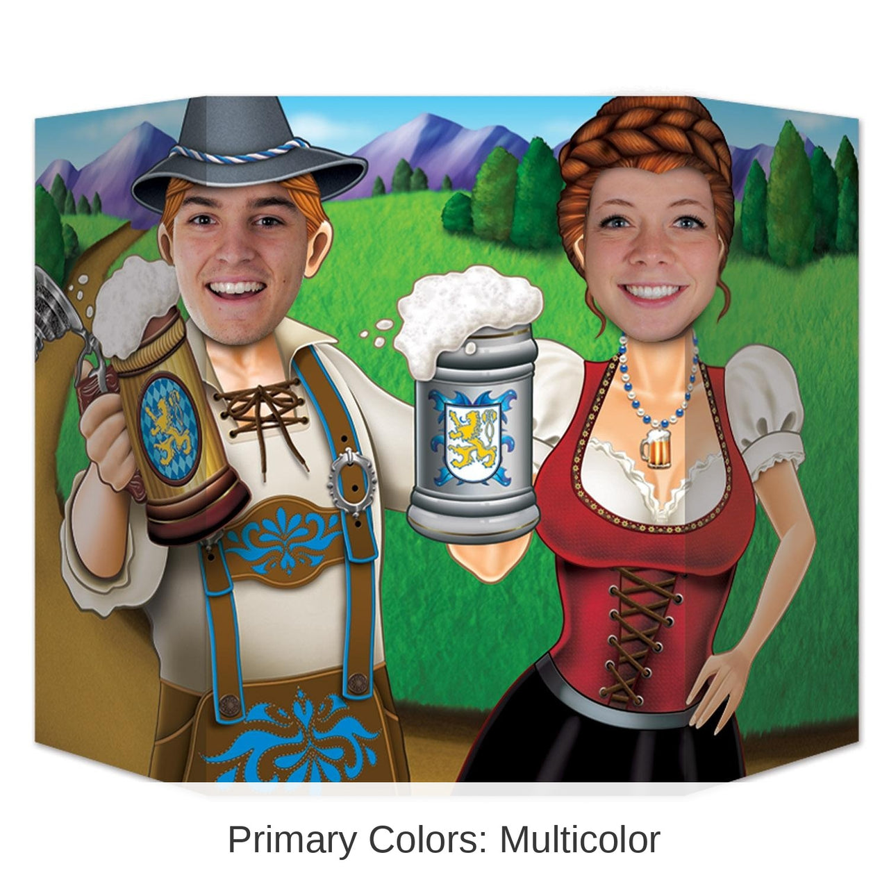6 Pack Bulk Oktoberfest Couple Photo Prop
