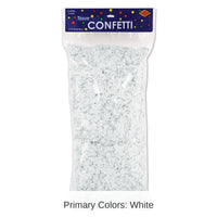 6 Pack Bulk Tissue Party Confetti - White (3.75 Qt/Pkg)