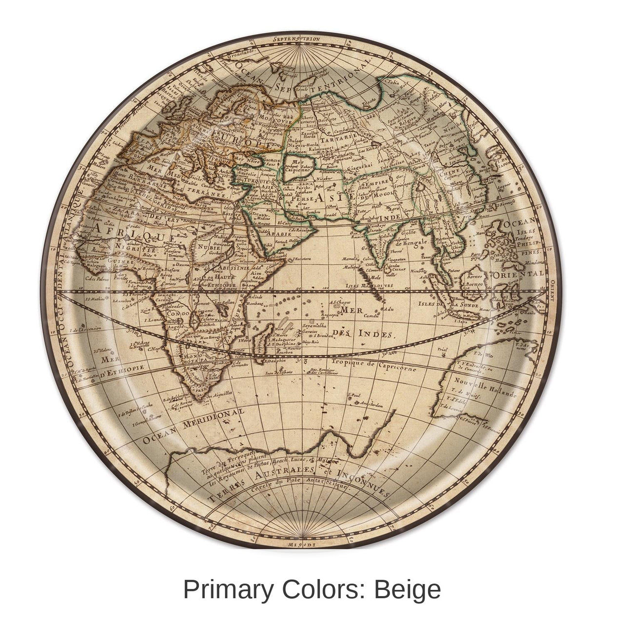 96 Pack Bulk Around The World Party Paper Plates 9 inch