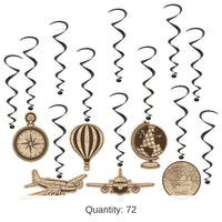 72 Pack Bulk Around The World Party Whirls
