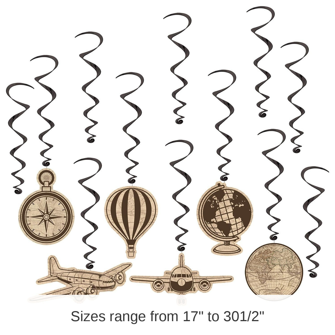 72 Pack Bulk Around The World Party Whirls