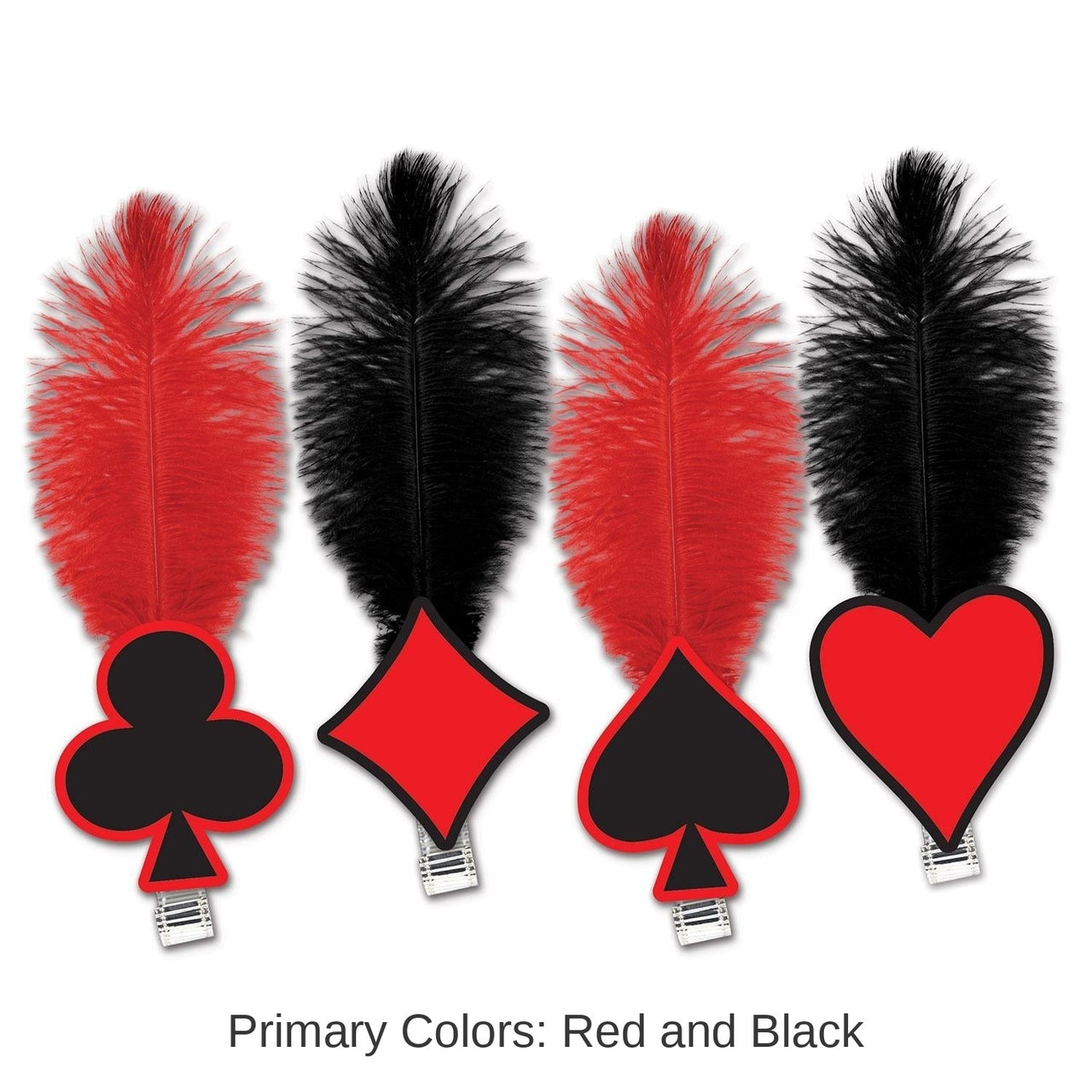 50 Pack Bulk Card Suit Party Tiara