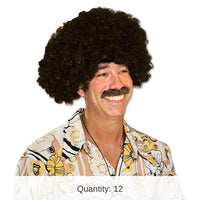 12 Pack Bulk Afro Wig