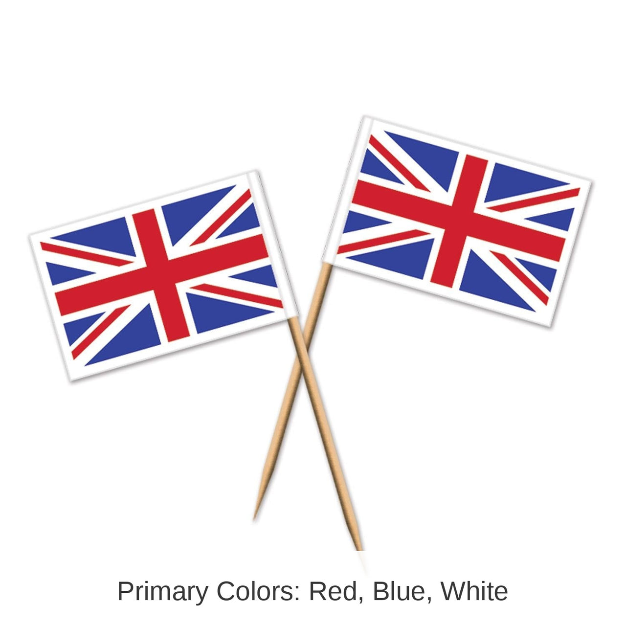 600 Pack Bulk Union Jack Party Picks