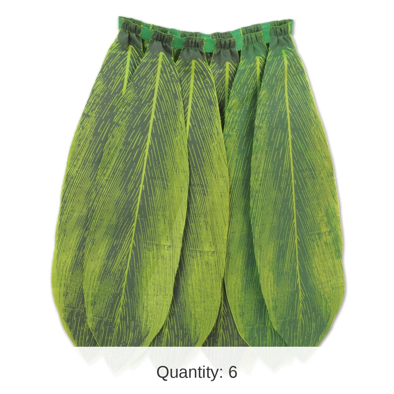 6 Pack Bulk Luau Party Ti Leaf Hula Skirt