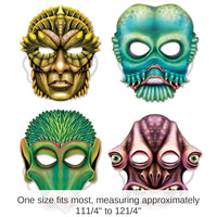 48 Pack Bulk Alien Masks