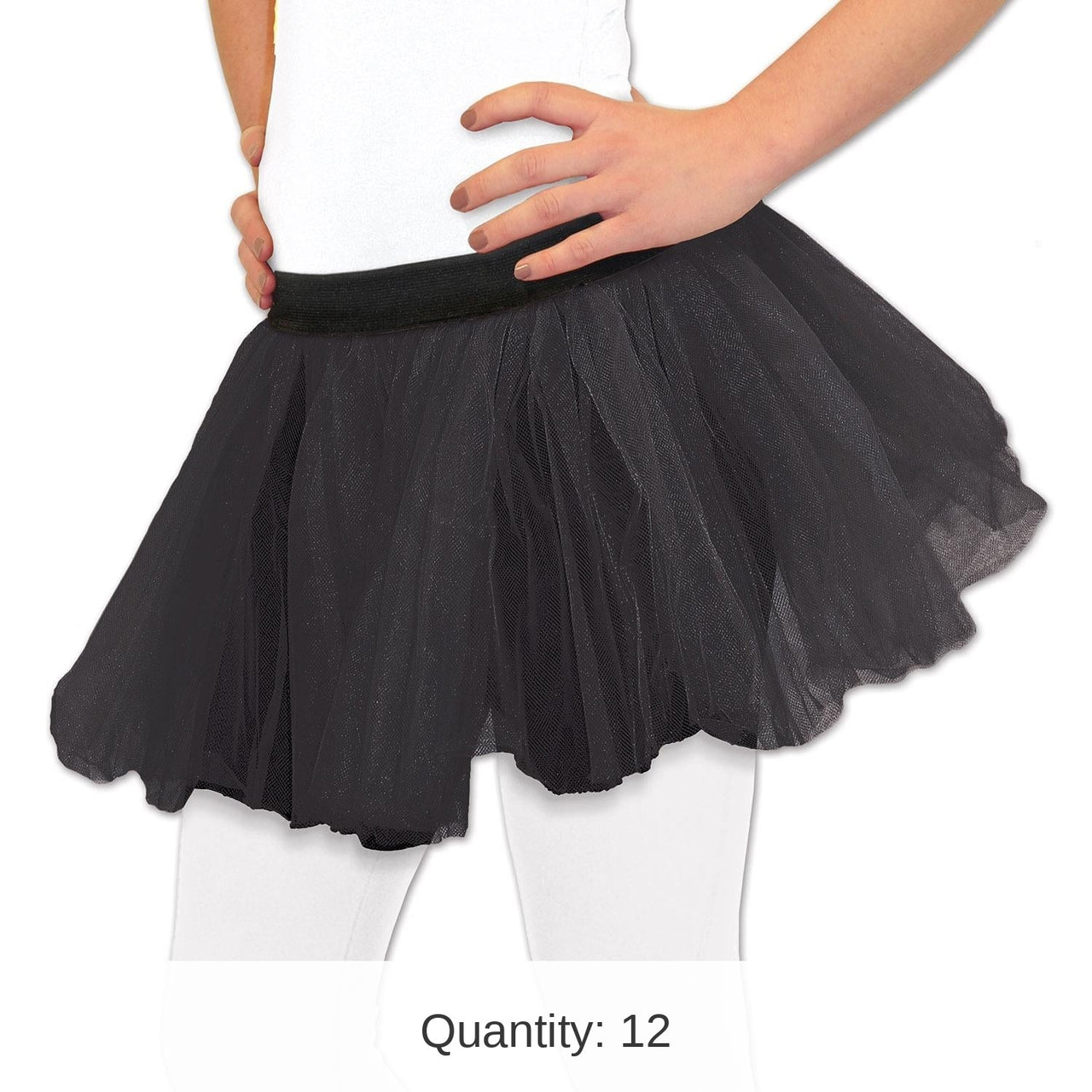 12 Pack Bulk Tutu - black