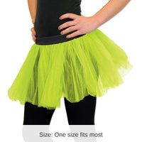 12 Pack Bulk Tutu - lime green