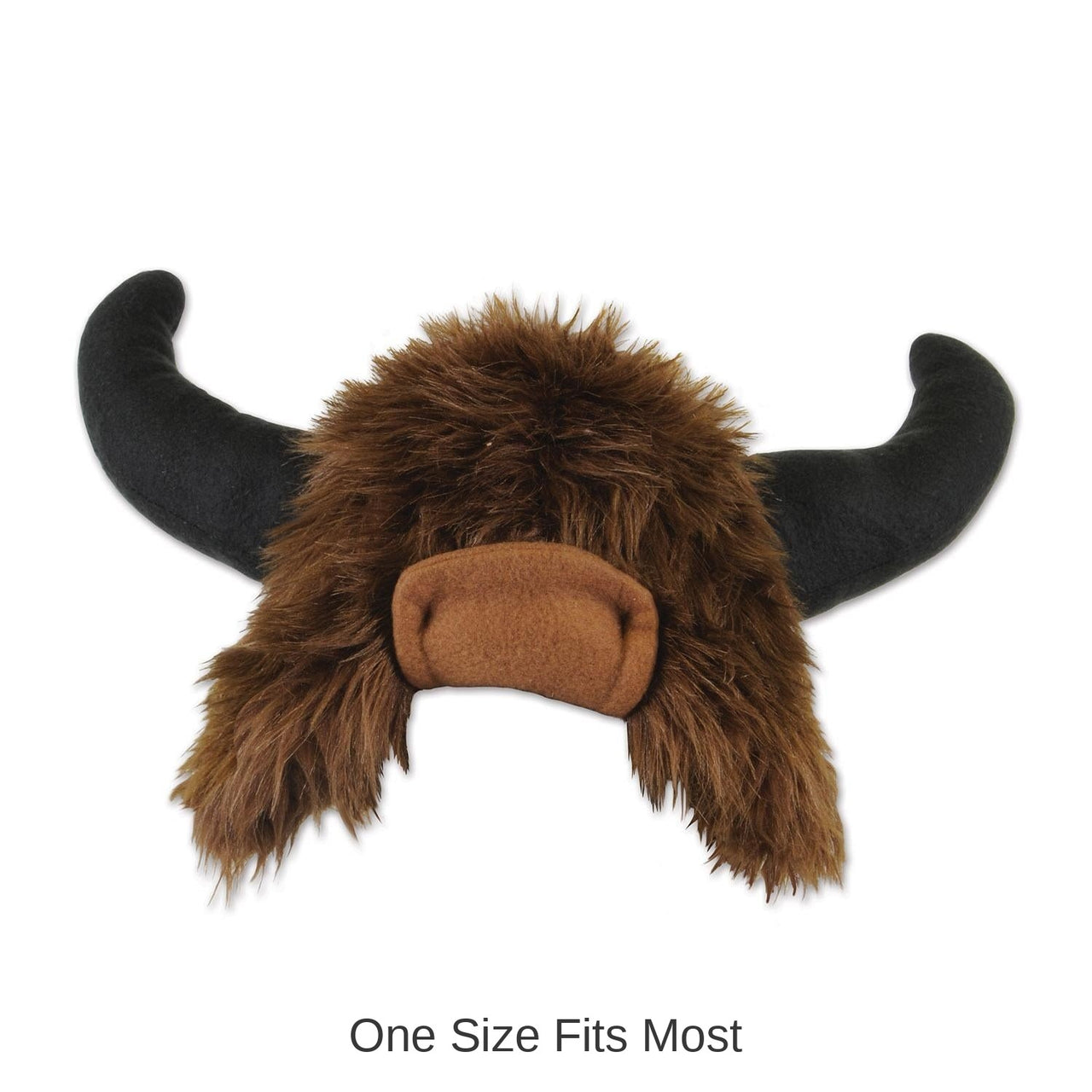 6 Pack Bulk Plush Buffalo Hat