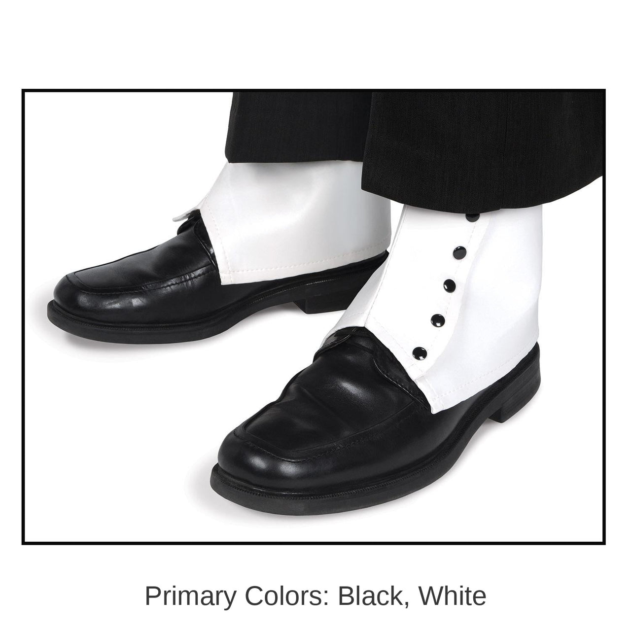 12 Pair Bulk White Spats