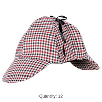 12 Pack Bulk Deerstalker Hat