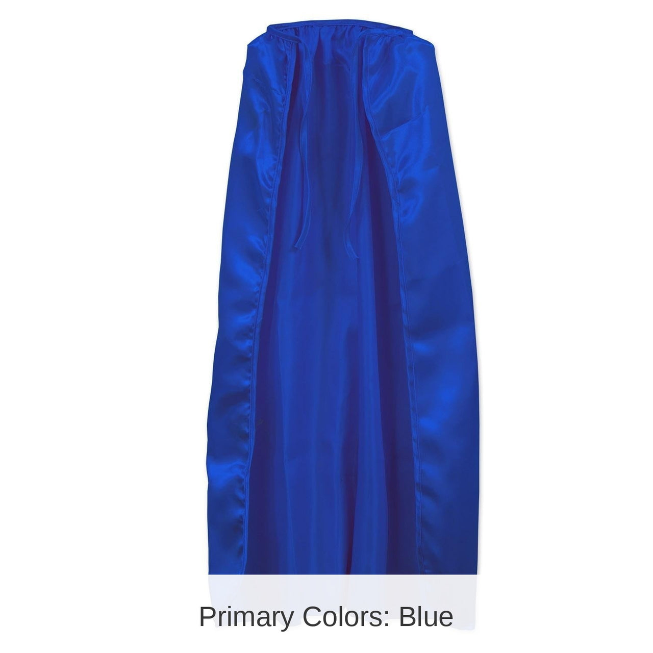 12 Pack Bulk Fabric Cape - blue - string-tie closure