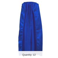 12 Pack Bulk Fabric Cape - blue - string-tie closure