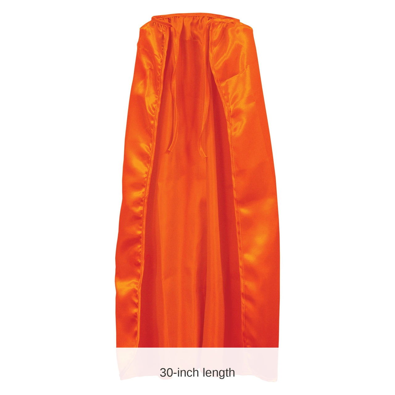 12 Pack Bulk Orange Fabric Cape with String Tie Spirit & Hero Costumes