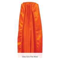 12 Pack Bulk Orange Fabric Cape with String Tie Spirit & Hero Costumes