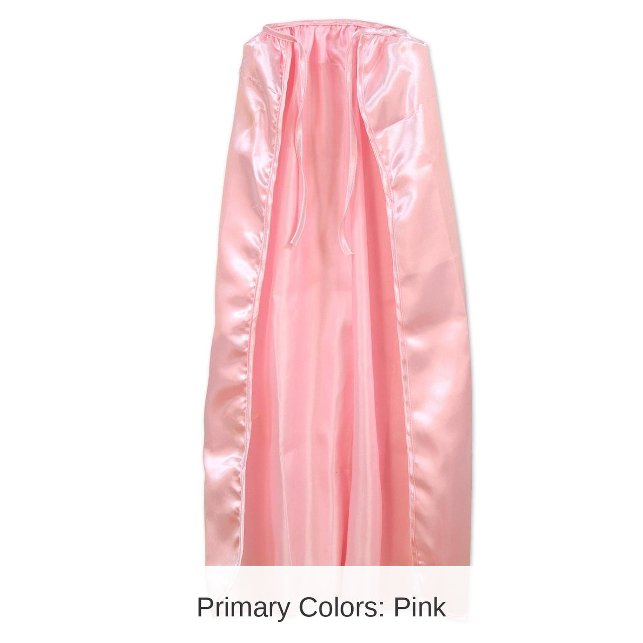 12 Pack Bulk Fabric Cape - pink - string-tie closure