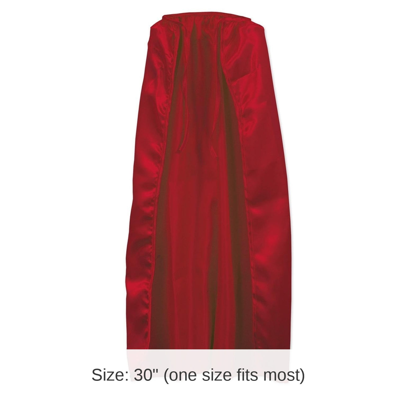 12 Pack Bulk Fabric Cape - red - string-tie closure