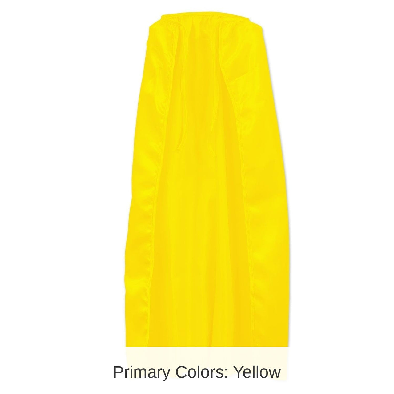 12 Pack Bulk Fabric Cape - yellow - string-tie closure