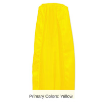 12 Pack Bulk Fabric Cape - yellow - string-tie closure