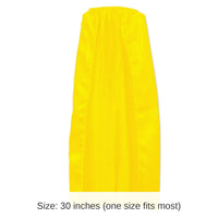 12 Pack Bulk Fabric Cape - yellow - string-tie closure
