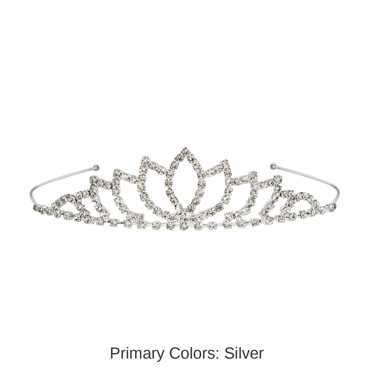 6 Pack Bulk Royal Queen Rhinestone Tiara