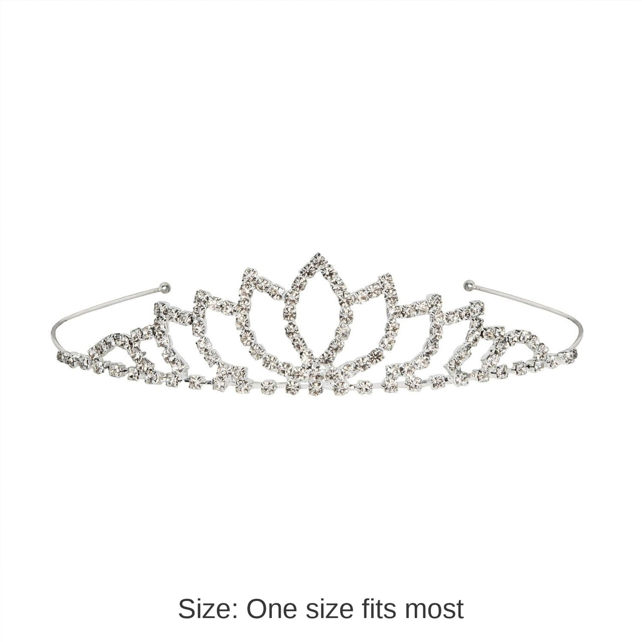 6 Pack Bulk Royal Queen Rhinestone Tiara