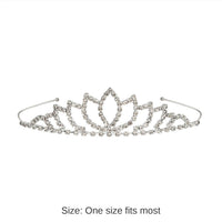 6 Pack Bulk Royal Queen Rhinestone Tiara