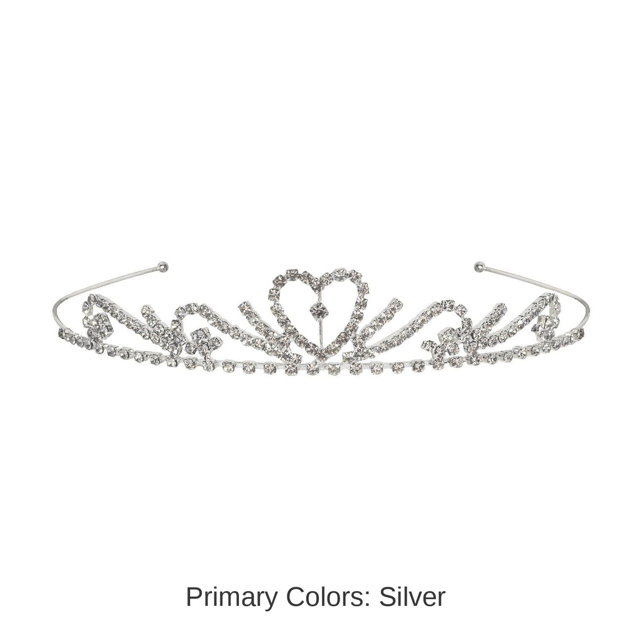 6 Pack Bulk Royal Love Rhinestone Tiara