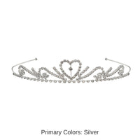 6 Pack Bulk Royal Love Rhinestone Tiara