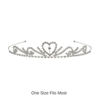 6 Pack Bulk Royal Love Rhinestone Tiara