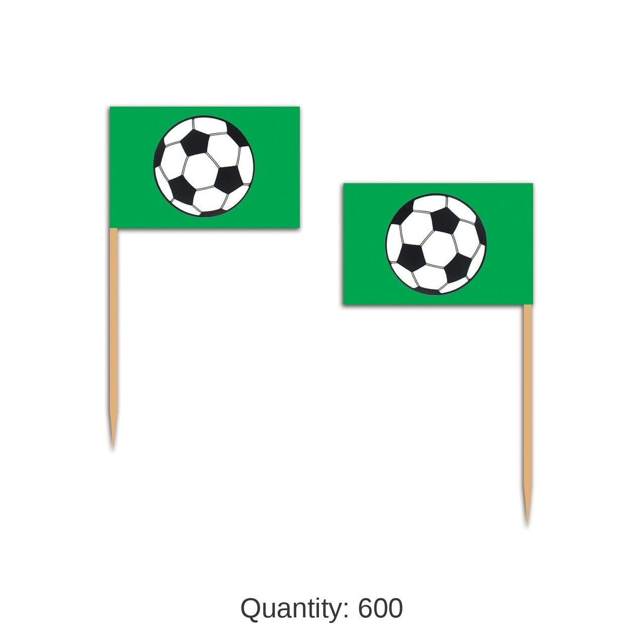 600 Pack Bulk Soccer Ball Party Picks