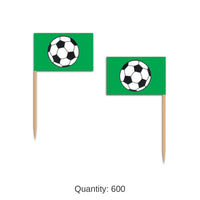 600 Pack Bulk Soccer Ball Party Picks