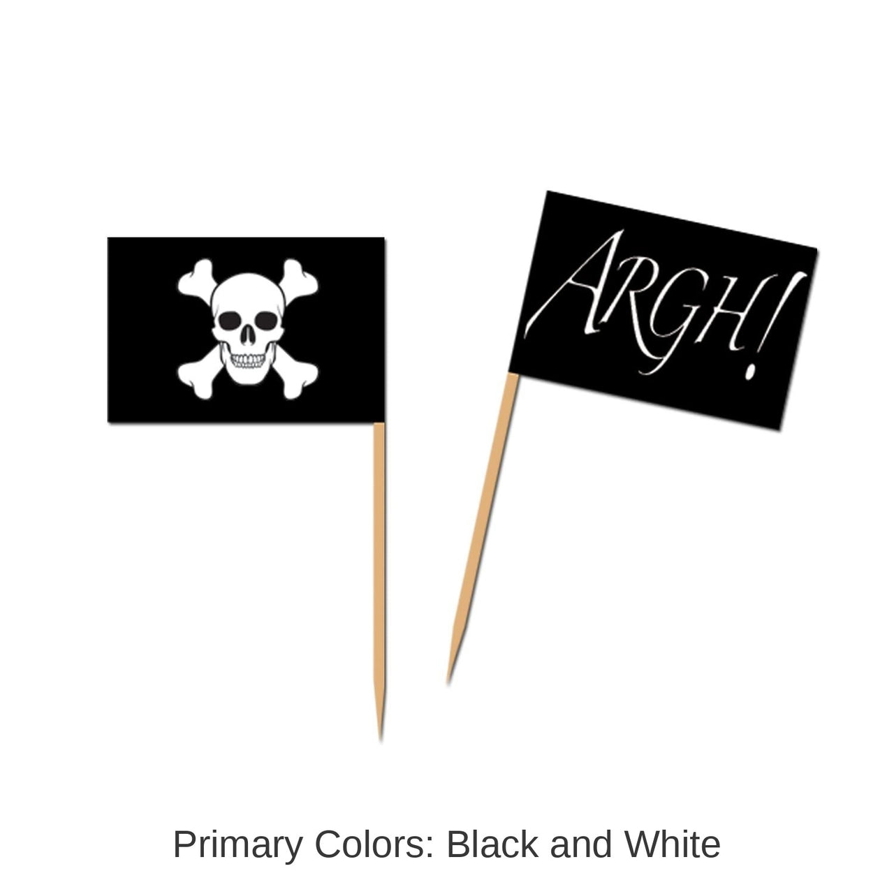 600 Pack Bulk Pirate Flag Party Picks