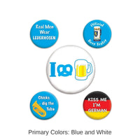 60 Pack Bulk Oktoberfest Party Buttons