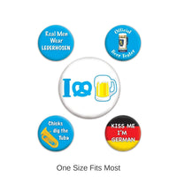 60 Pack Bulk Oktoberfest Party Buttons
