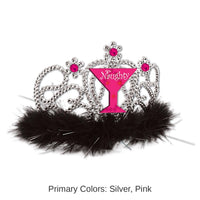 6 Pack Bulk Bachelorette Party Plastic Light-Up Naughty Girl Tiara